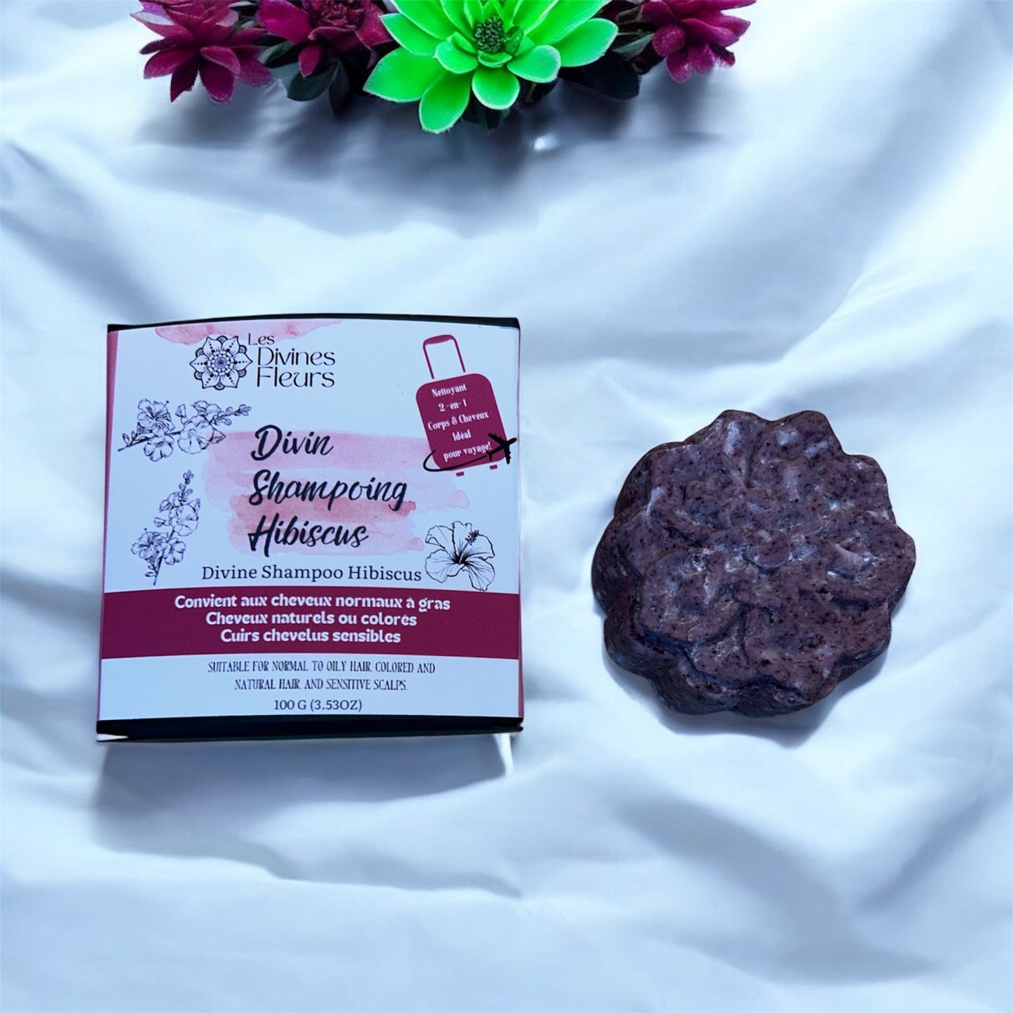 Shampoing solide Hibiscus