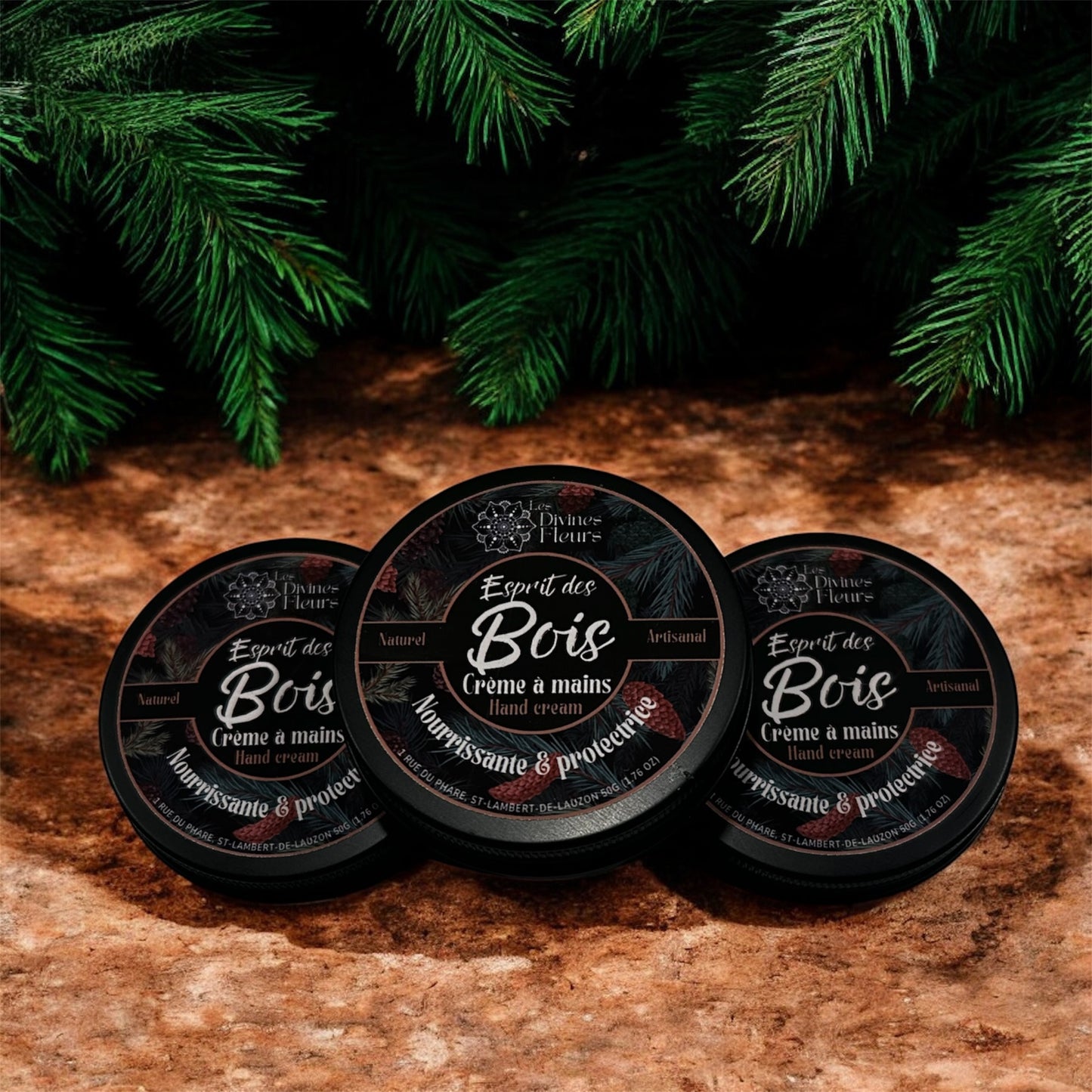 Crème Mains Esprit des Bois – Hydratante & Nourrissante