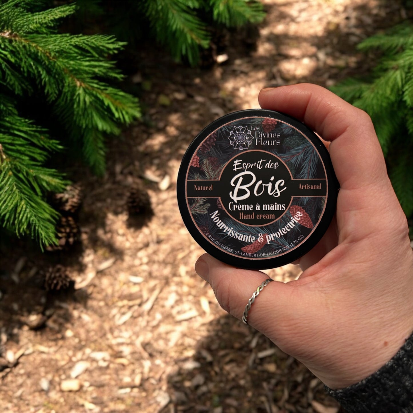 Crème Mains Esprit des Bois – Hydratante & Nourrissante